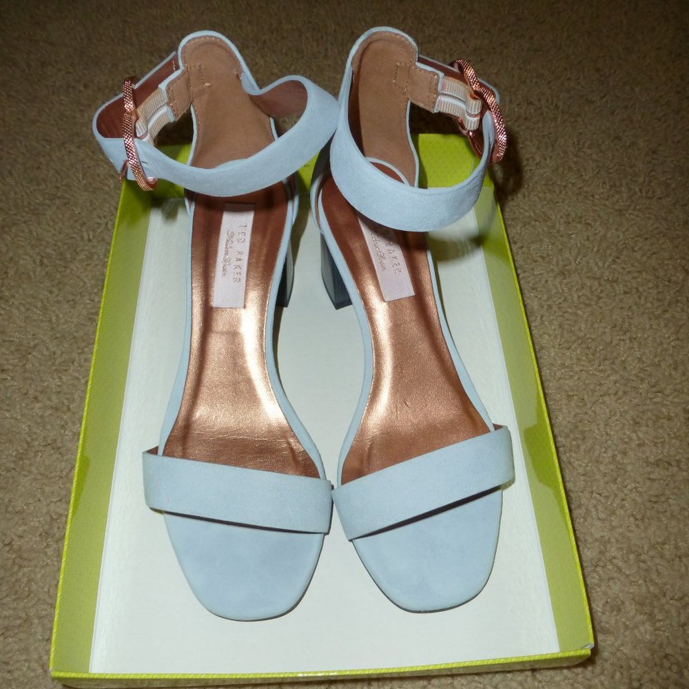 Ted Baker suede sandals heels